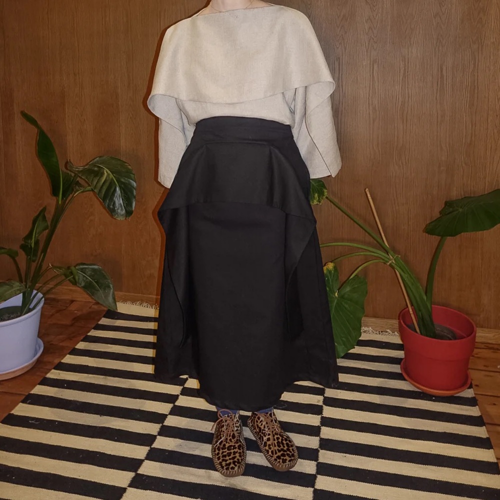 Emiko Ireru Skirt XS-M (Free Size) – 100% Cotton Canvas